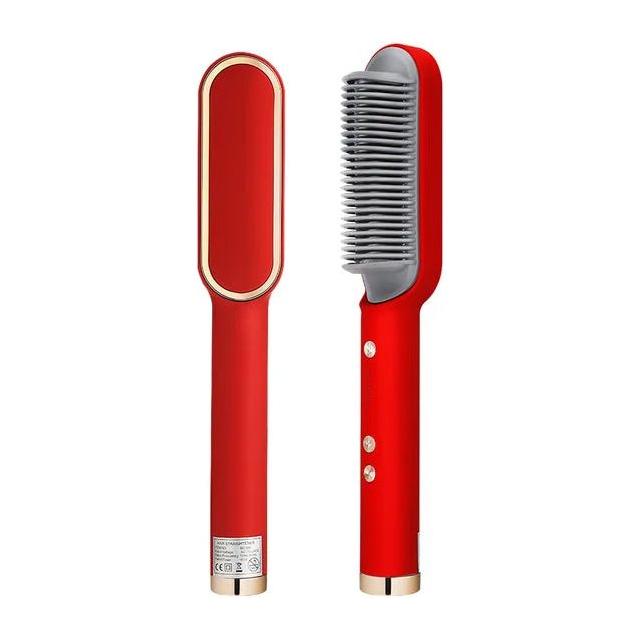 5 - Setting PTC Electric Hair Straightening Brush - Glam Global UK