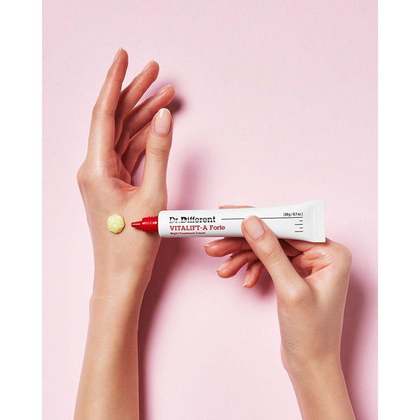 Dr. Different VITALIFT-A Forte 20g | Intensive 0.1% Retinal Night Treatment for Firm, Youthful Skin
