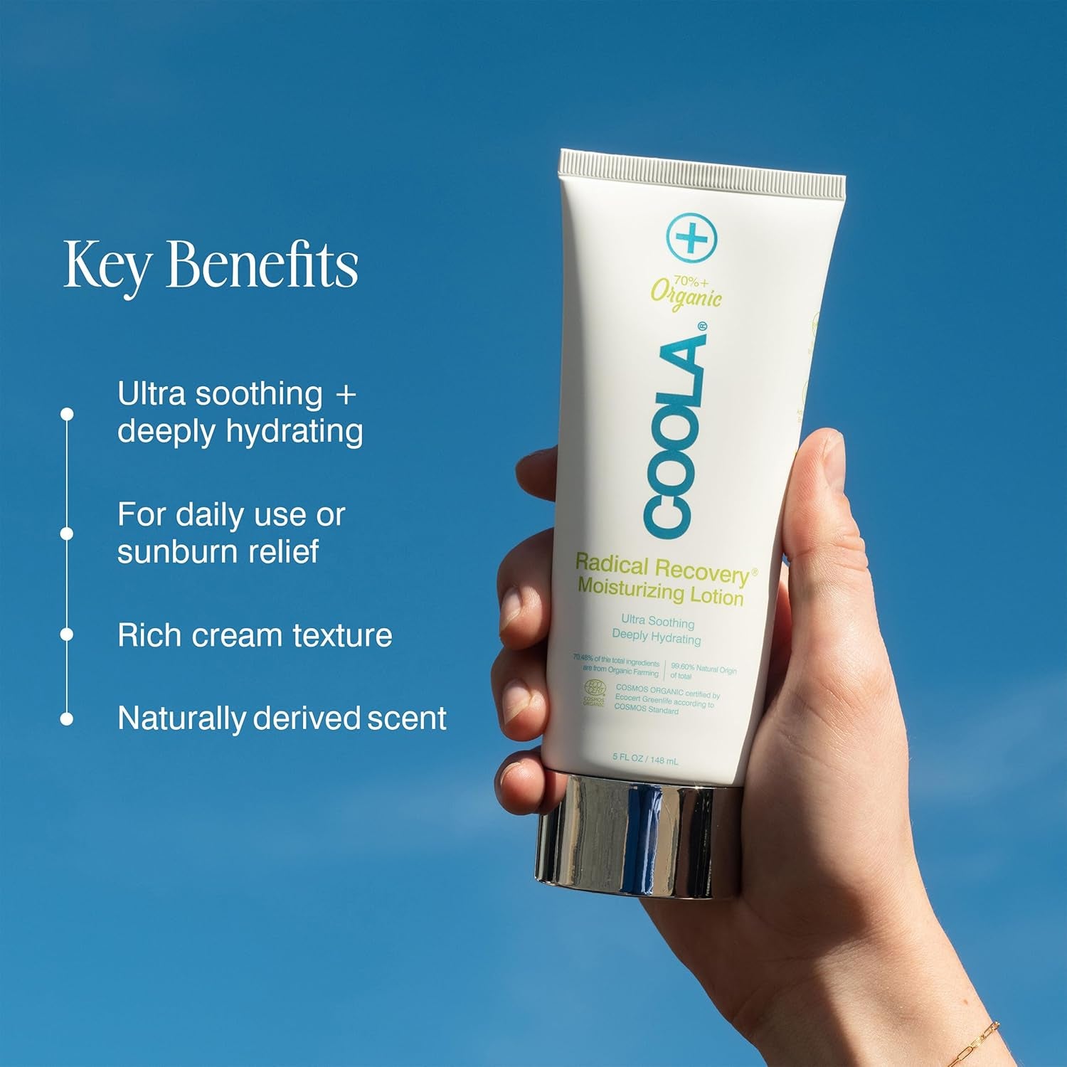 COOLA Radical Recovery Moisturizing Lotion – 148ml | After-Sun Hydration & Skin Recovery