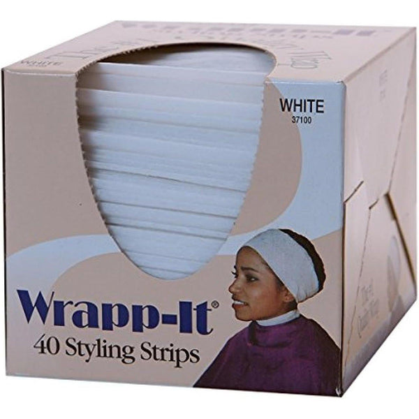 Graham Professional Beauty Wrapp-It White Styling Strips - 40 Count
