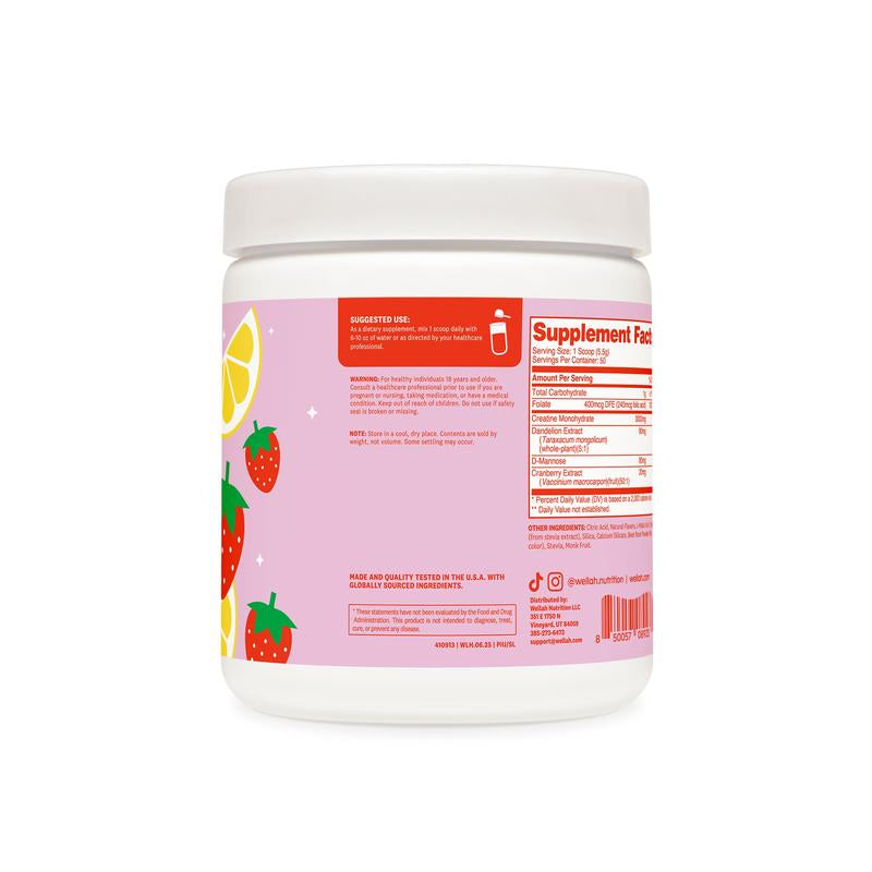 Wellah Creatine | Creatine Monohydrate Supplement for Woman | 3G of Creatine Monohydrate per Serving | 50 Servings | Creatine for Women | Tiktok Shop Deals | Gym Essentials Women | Supplements for Women | Nurse Essentials |