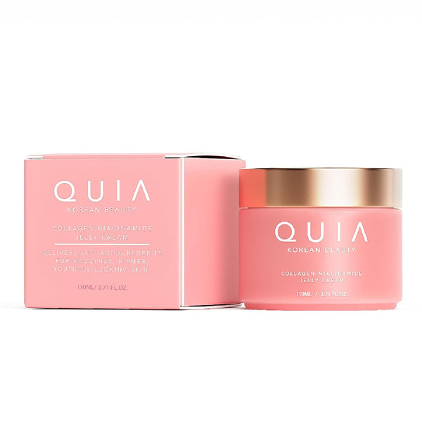 QUIA Beauty Collagen Niacinamide Jelly Cream – 110ml | Lightweight Deep Hydration & Skin-Firming Glow