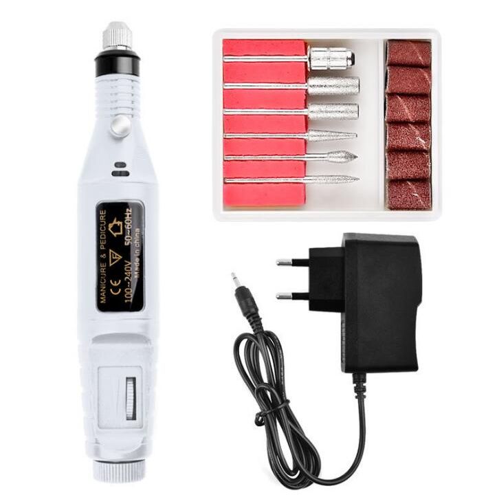Electric Nail Drill Kit 10 pcs Set – Professional Nail Care