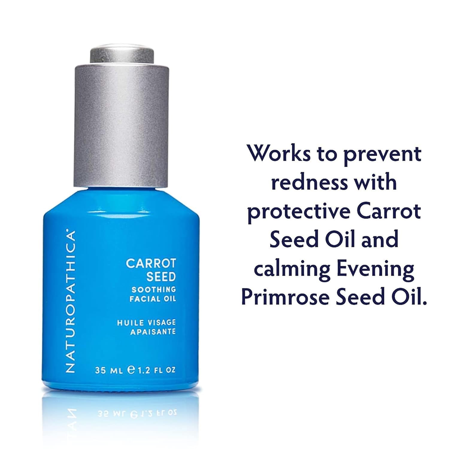 Naturopathica Carrot Seed Soothing Facial Oil – 35ml | Hydrate, Calm & Rejuvenate