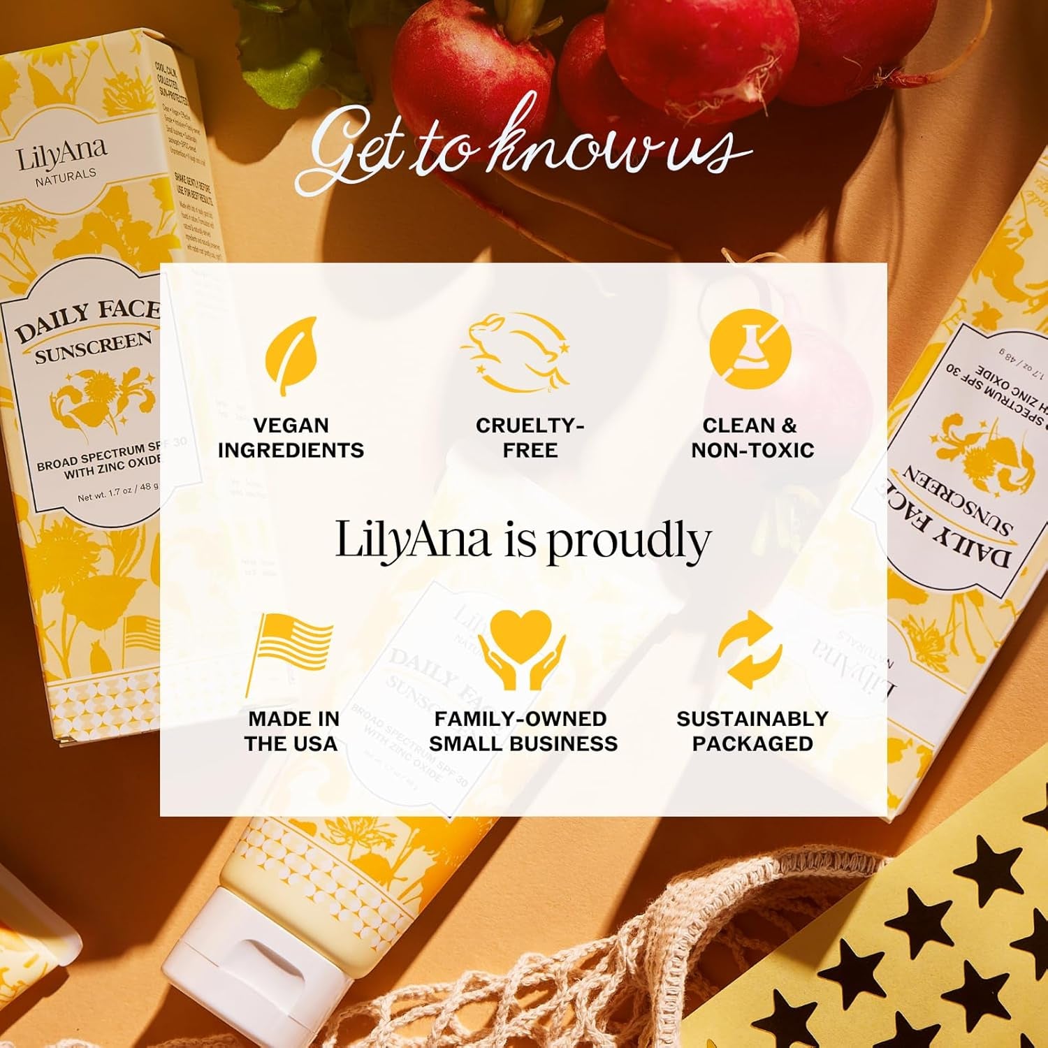 LilyAna Naturals Daily Face Sunscreen – 48g | Mineral SPF 30 Protection with Hydrating Botanical Extracts