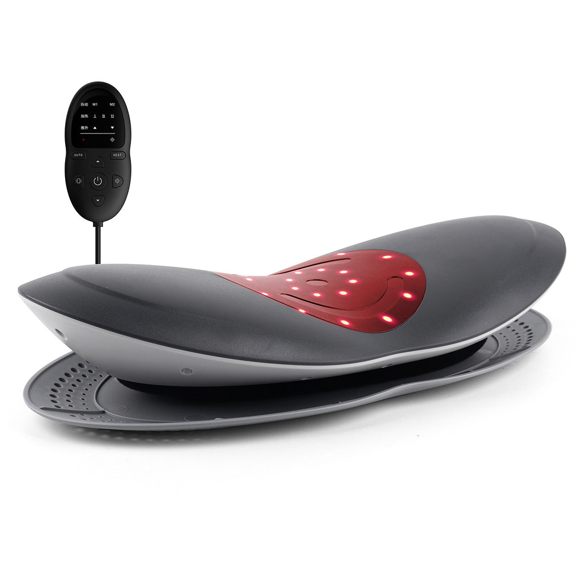 Inflatable Waist Massager & Lumbar Traction Belt – Hot Compress, Air Pressure Massage for Back Relief