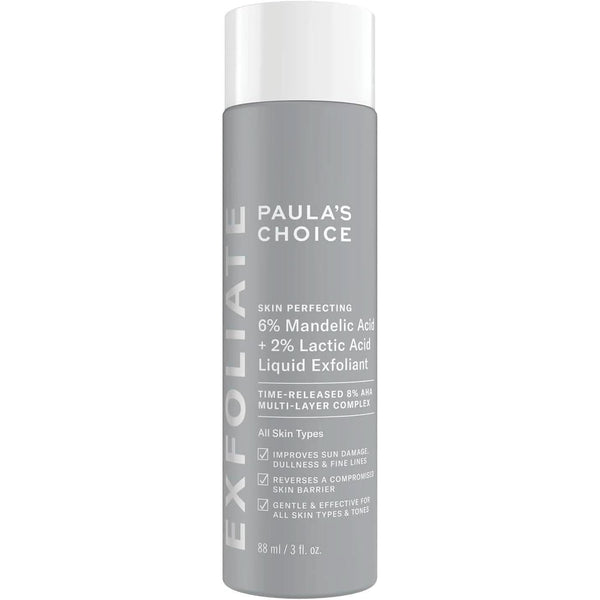 Paula's Choice Skin Perfecting 6% Mandelic Acid and 2% Lactic Acid Liquid Exfoliant 88ml - Glam Global UKPaula's Choice