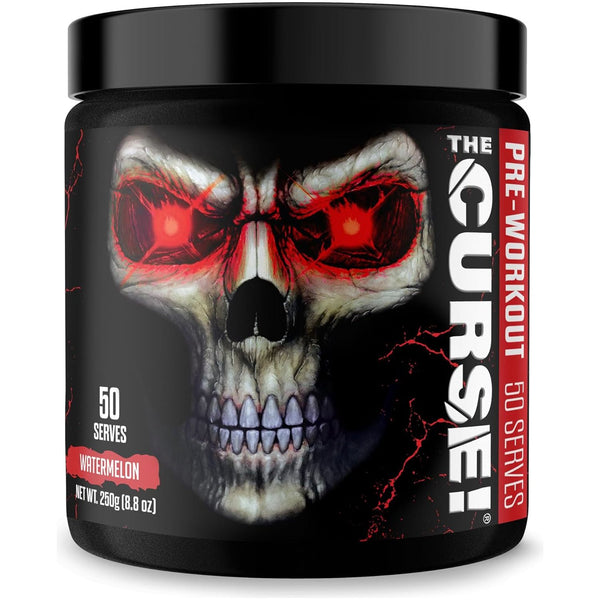 JNX SPORTS The Curse! Pre-Workout Powder (Watermelon) – 250g | Explosive Energy, Focus & Muscle Pumps