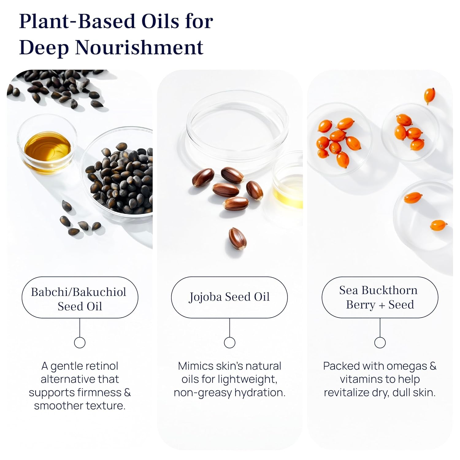 Organic Bakuchiol Plumping Serum - Bakuchiol for Face Skin and Wrinkles - Cellular Restore Serum - with Jojoba Oil, Sea Buckthorn, Camu Camu, Babchi, Maple Leaf Extracts & More - 1 Fl Oz