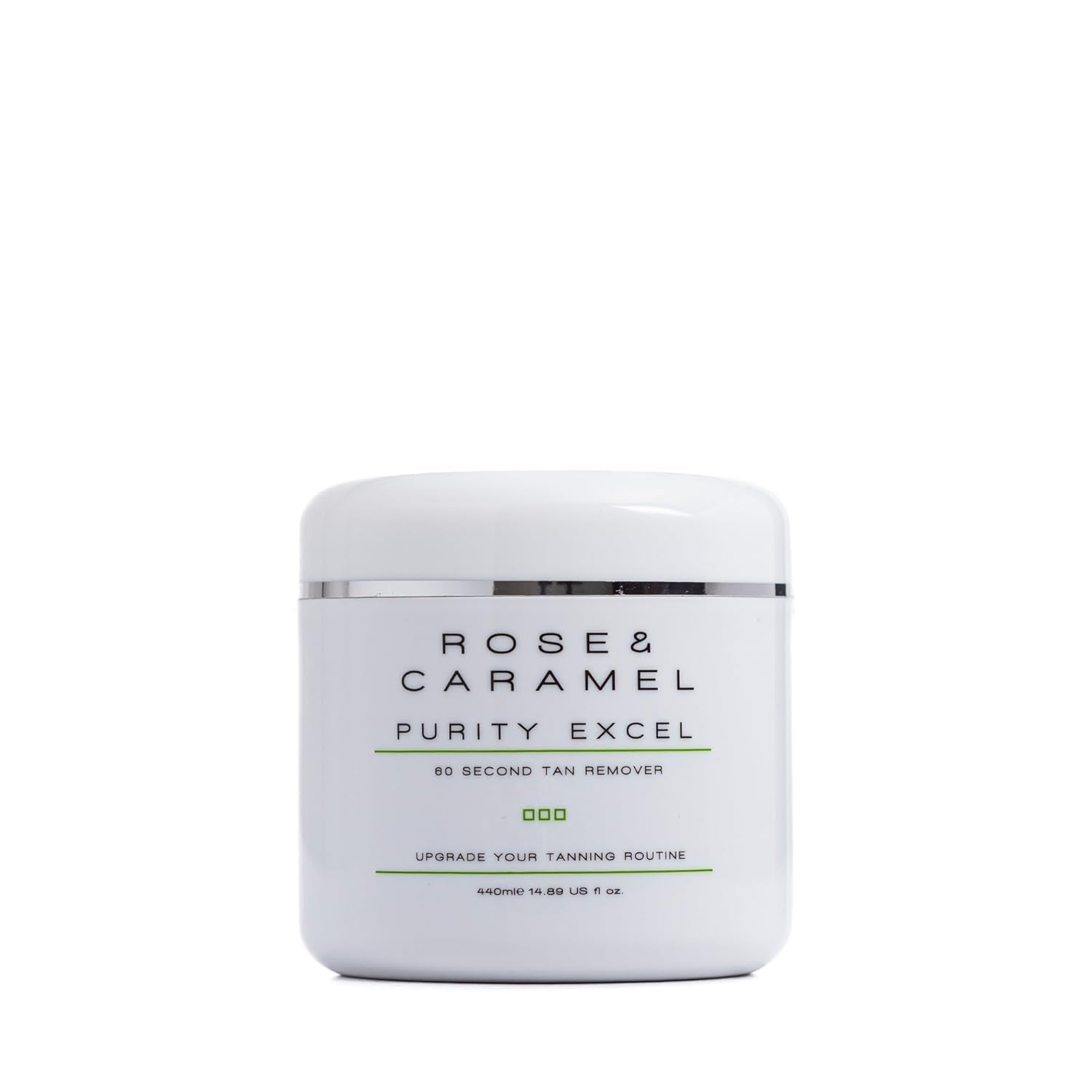 Rose & Caramel Purity Excel 60 Second Tan Remover – 440ml | Fastest Fake Tan Removal with Mango & Pomegranate Scent