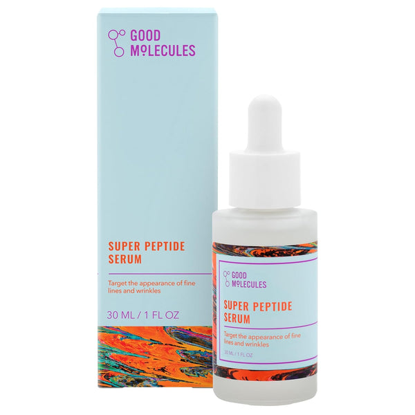 Good Molecules Super Peptide Serum – 30ml | Smooth, Firm & Hydrate for Youthful-Looking Skin