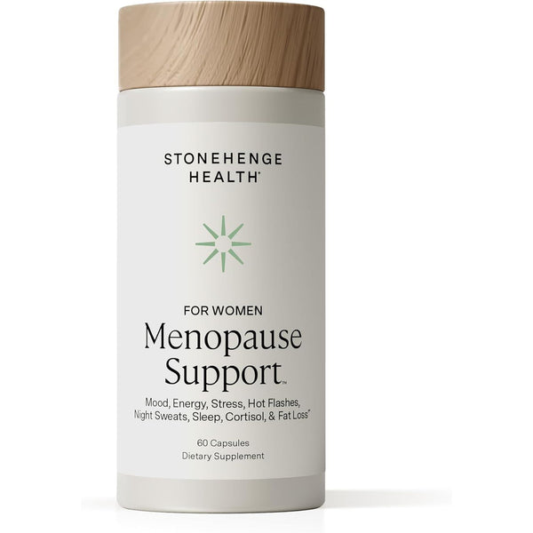 for Women Menopause Support for Peri + Menopause + Post - Mood, Energy, Stress, Hot Flashes, Night Sweats, Sleep & Cortisol, Chromax Chromium, Vitamin D3, KSM-66 Ashwagandha Extract