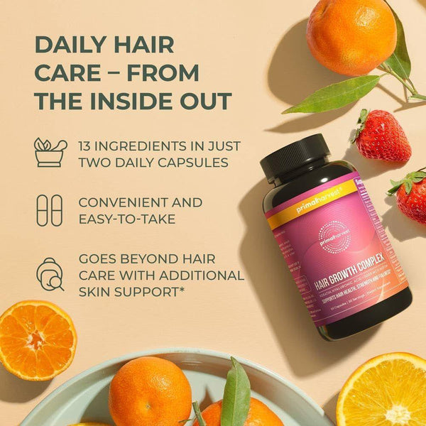 Hair Growth Vitamins by , Hair Growth for Women & Men - 60 Hair Growth Pills, Natural Hair Thickening Products for W/Biotin & Zinc - Hair Supplement, Regrowth Hair Vitamins