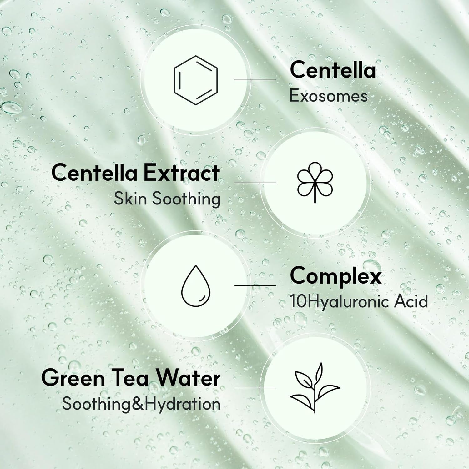 Centelsome 5X Soothing Serum 1.69 Fl Oz/50Ml | for Hydration, Glow, Sensitive, anti Aging, Acne Treatment for Face, Korean Skincare with Centella Asiatica, Exosomes for Skin, Panthenol