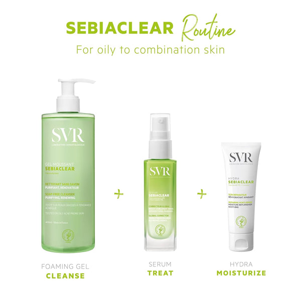 SVR Sebiaclear Serum – 30ml | Anti-Blemish & Anti-Aging Serum for Oily & Acne-Prone Skin