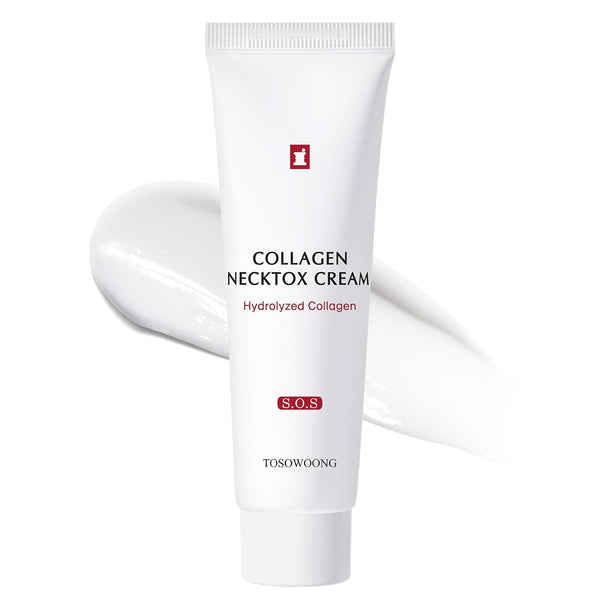 Collagen Necktox Cream with Collagen and Hyaluronic Acid for Neck Firming, Anti-Aging, Wrinkles and Tightening, Korean Skin Care, 50Ml, 1.69 Fl. Oz.