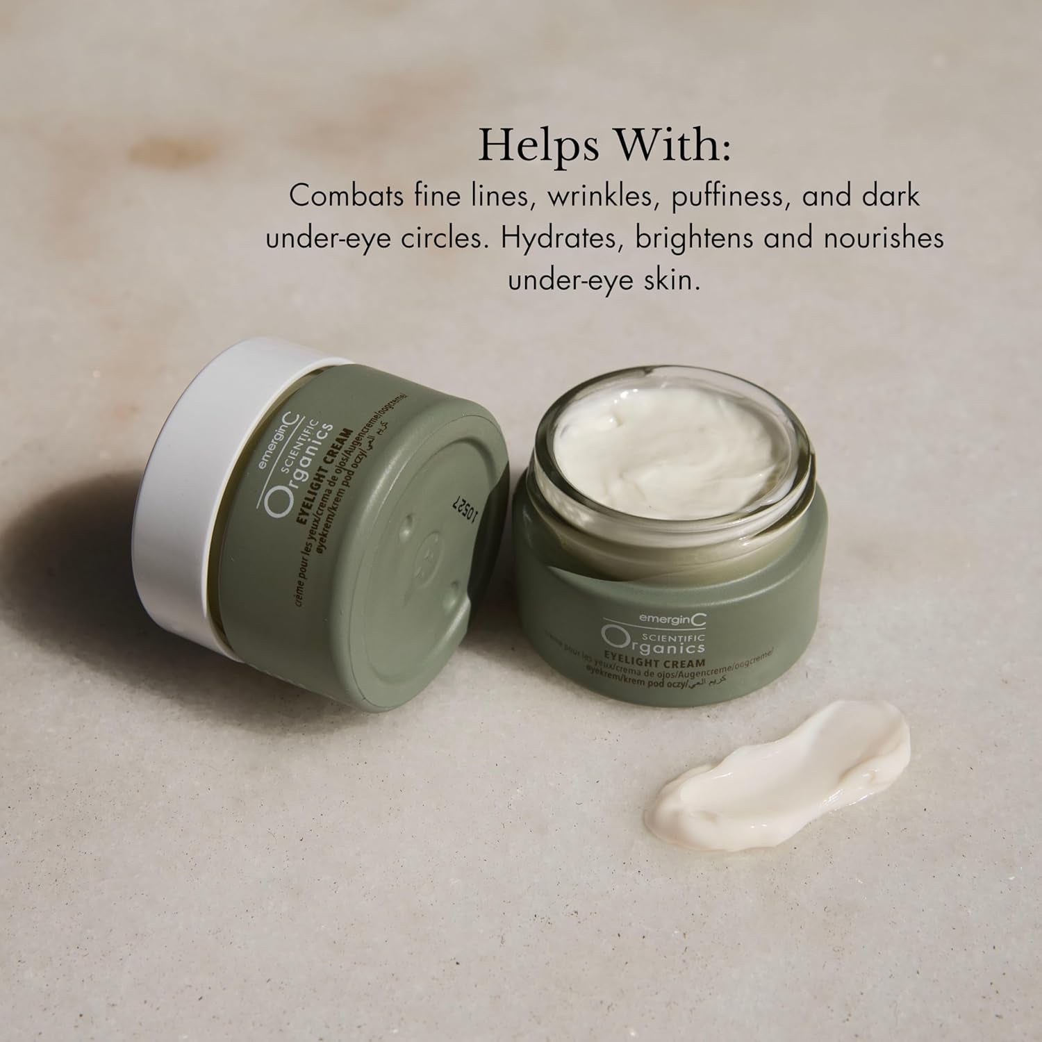 emerginC Scientific Organics Eyelight Cream – 15ml | Anti-Aging & Brightening Eye Cream