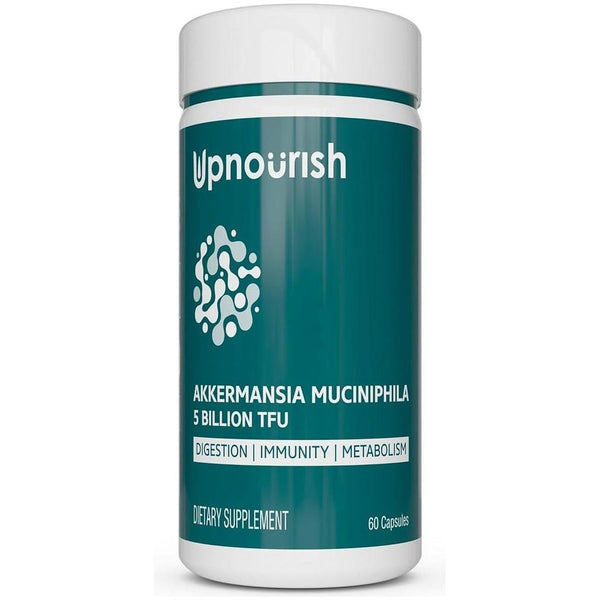 UpNourish Akkermansia Muciniphila – 60 Capsules | Advanced Gut Health & Metabolism Support