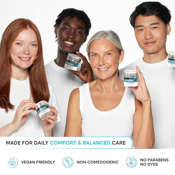 REMEDIAL PURITY AESTHETICS EXPERIENCE Day & Night Retinol & Collagen Moisturizer Cream – 55ml | Anti-Aging, Firming & Hydrating