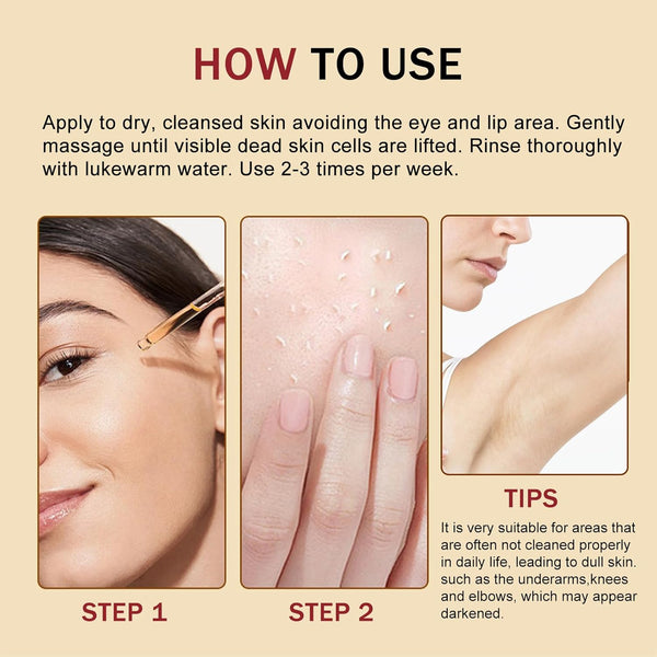 Rosardene Peel Shot Exfoliating Rice Ampoule Duo (Black & White) – 2 x 30ml | Dual-Action Exfoliation & Hydration