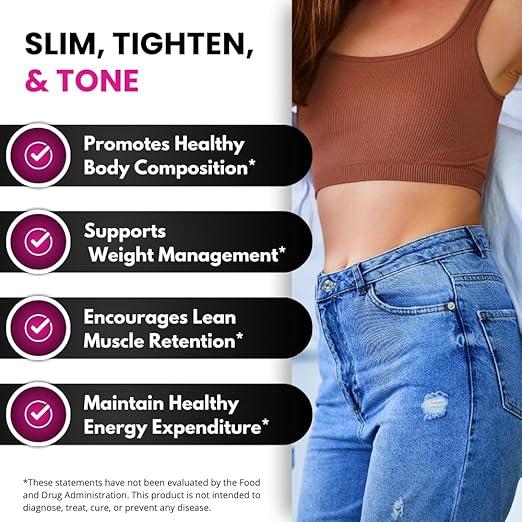 UNALTERED Slim Tighten Tone Dietary Supplement - 90 Softgels - Glam Global UKUNALTERED