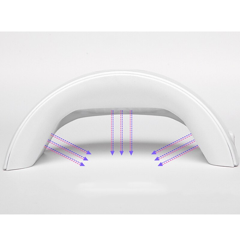 36W UV Lamp 12 Pcs LED Nail Dryer 60s Timer Fast Cure