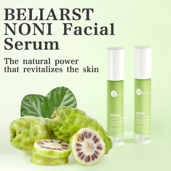 BELIARST Noni Facial Serum  1.69 fl oz - 50ml  – Antioxidant-Rich & Deeply Hydrating Serum for Radiant Skin