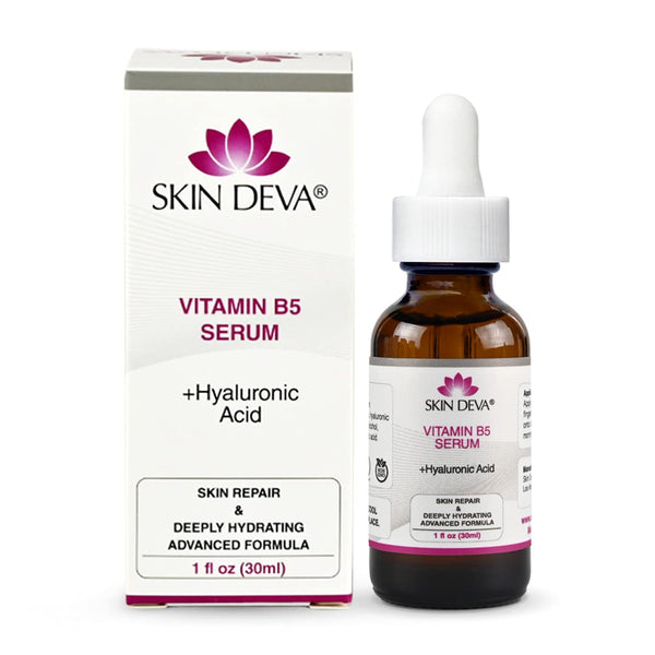 SKIN DEVA Vitamin B5 Serum + Hyaluronic Acid – 30ml | Deep Hydration & Skin Barrier Repair