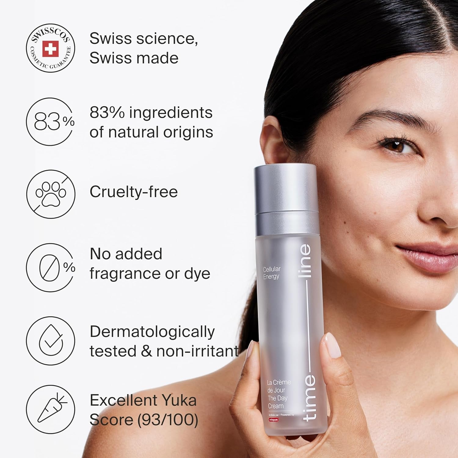 the Day Cream Powered by Mitopure (Urolithin A), Healthy Aging Face Cream. Redensifies Skin Appearance, Clinically Proven to Boost Skin Hydration and Visually Reduce Wrinkles. 1.7Oz (50Ml)