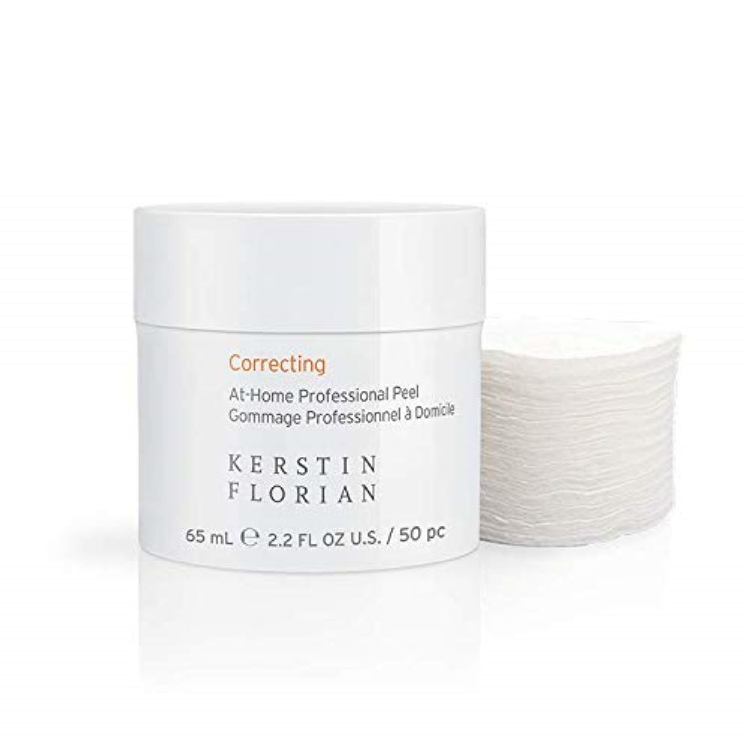 Kerstin Florian Correcting At-Home Professional Peel – 60ml, 50 Pads | Exfoliating Multi-Acid Treatment