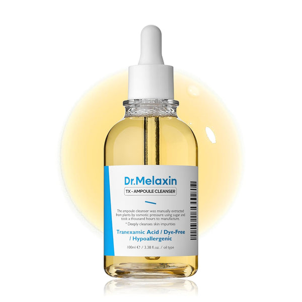 Dr.Melaxin TX Ampoule Cleanser – 100ml | Oil-to-Foam Deep Cleansing & Brightening Care