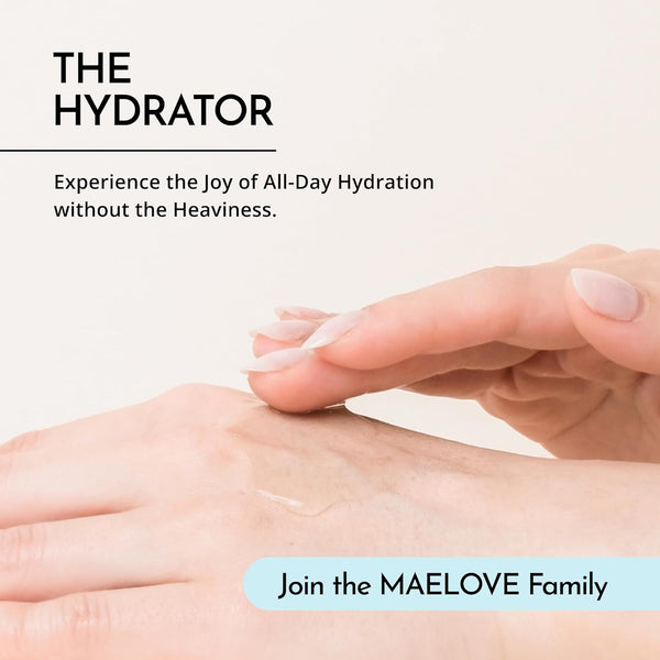 MAELOVE The Hydrator Intensive Hydration – 30ml | Hyaluronic Acid + Resveratrol + B5 for Dewy, Plump Skin