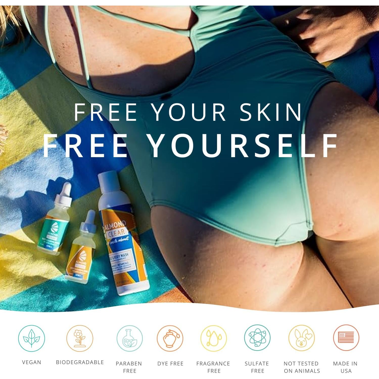 Almond Clear Exfoliating Serum For The Body, Level 2  - 118ml