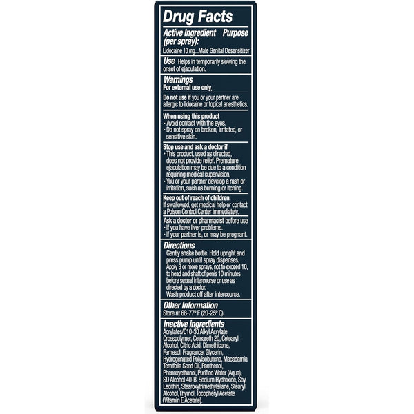 Promescent Last Longer Endurance Spray – 2.6ml | Delay Climax, Boost Stamina, Maximise Pleasure