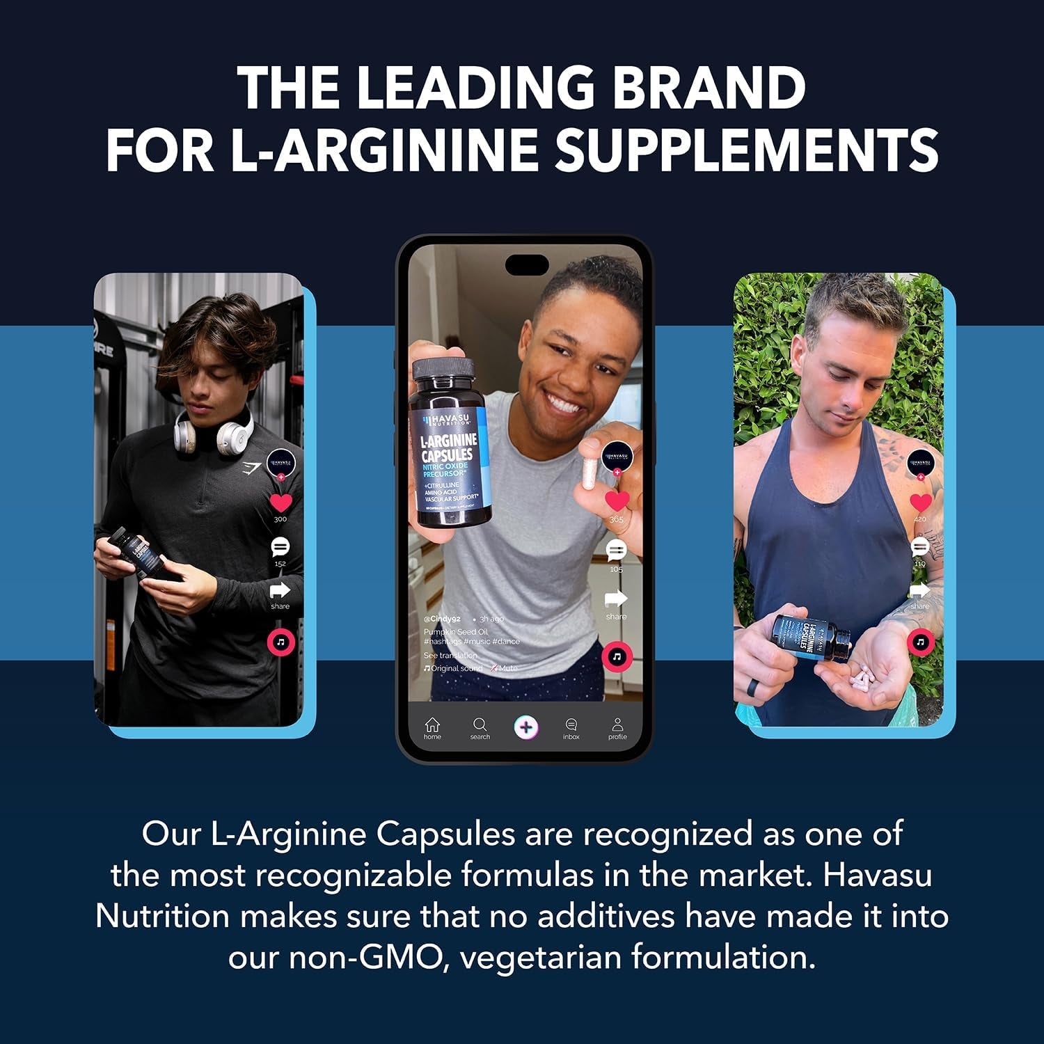 L-Arginine Capsules with L-Citrulline - Nitric Oxide Supplement - L Arginine and L Citrulline Blend - 120 Count - Vegan, Non-Gmo Capsules for Performance, Endurance and Muscle Support - 2 Month Supply