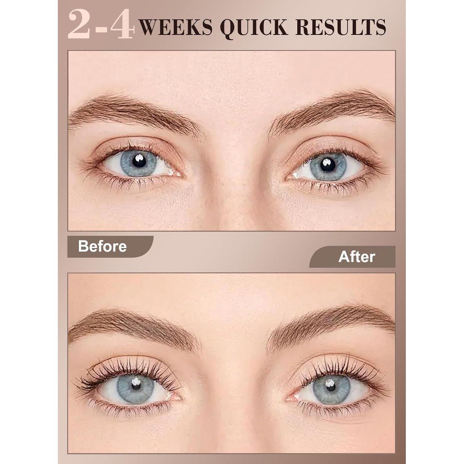 Eyelash Growth Serum: Advanced Lash Serum for Longer, Fuller, Thicker Lashes, Eyelash Serums with Natural Formula (5Ml)