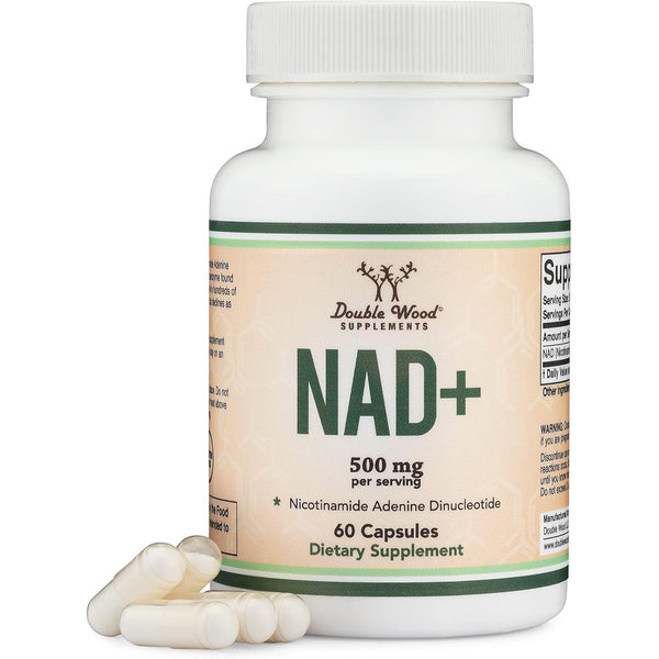 Double Wood Supplements NAD+ – 60 Capsules | Longevity & Cellular Energy Support