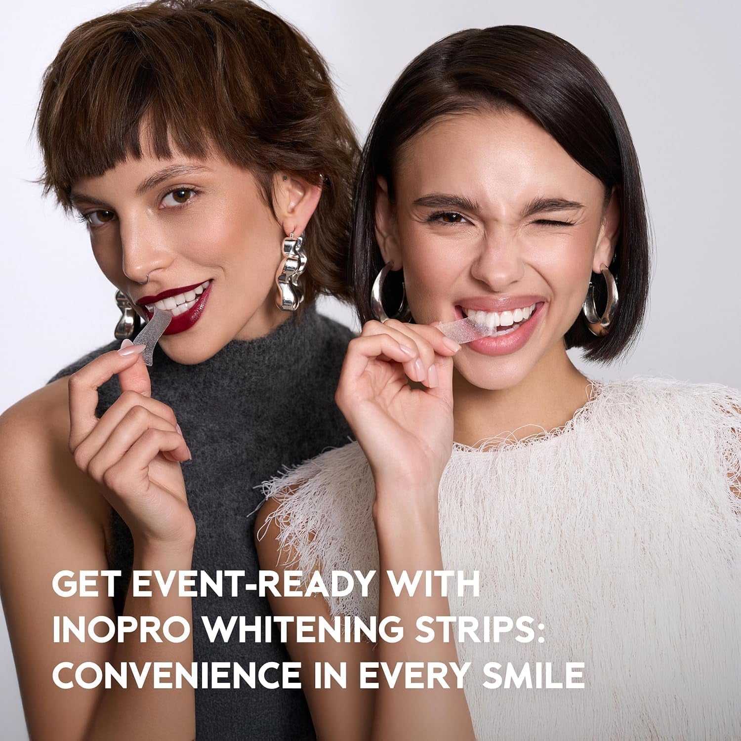 InoPro Advanced Teeth Whitening Strips – 21 Treatments (42 Strips) | Professional Whitening, Stain Removal & Enamel Care