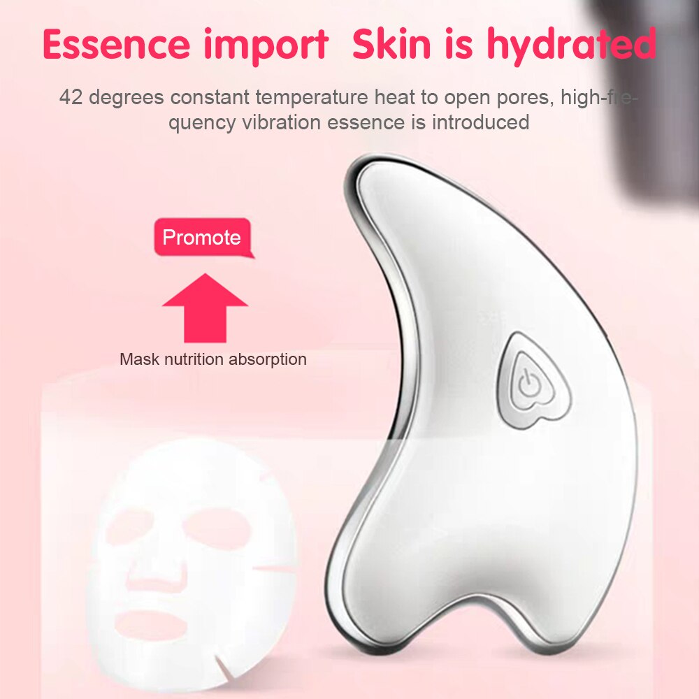 Electric Scraping Face Neck Body Massager Lifting Slimming