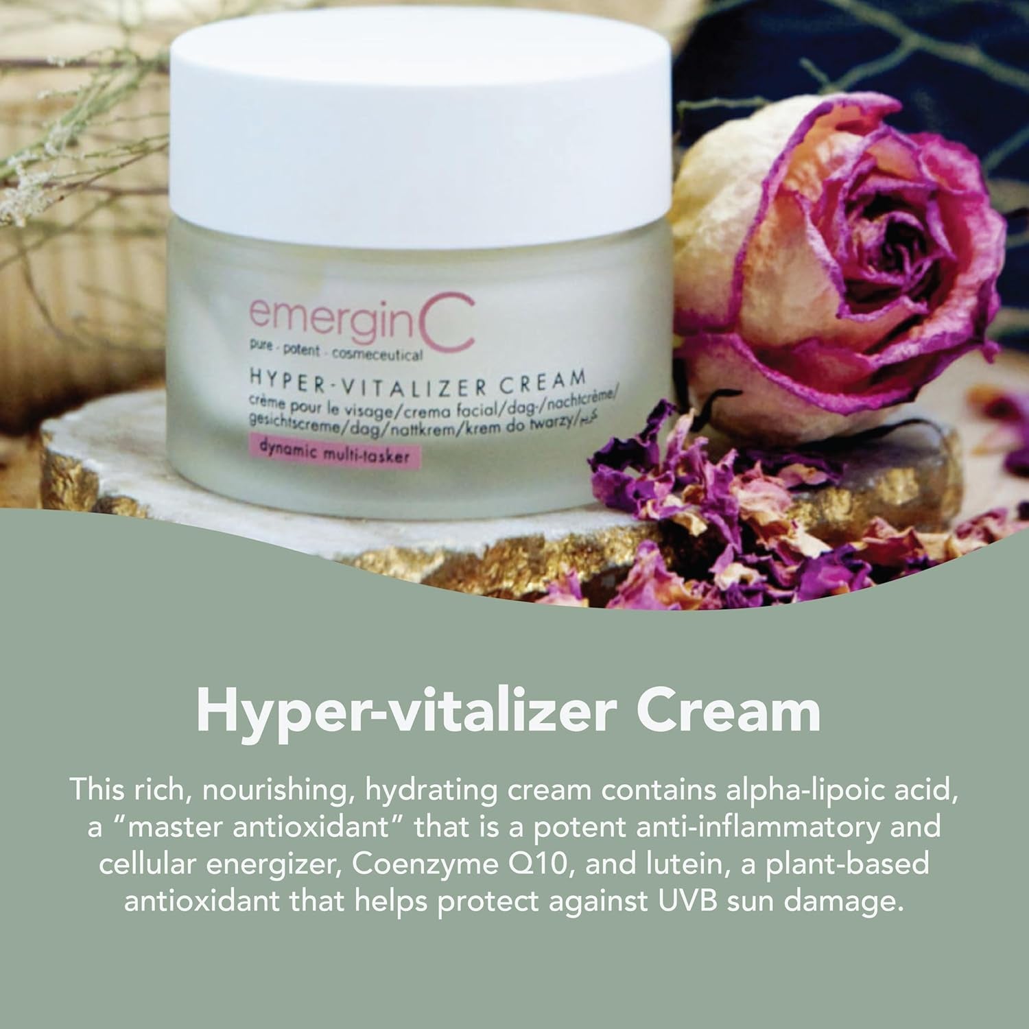 emerginC Hyper-Vitalizer Eye Cream – 50ml | Anti-Aging, Brightening & Hydrating