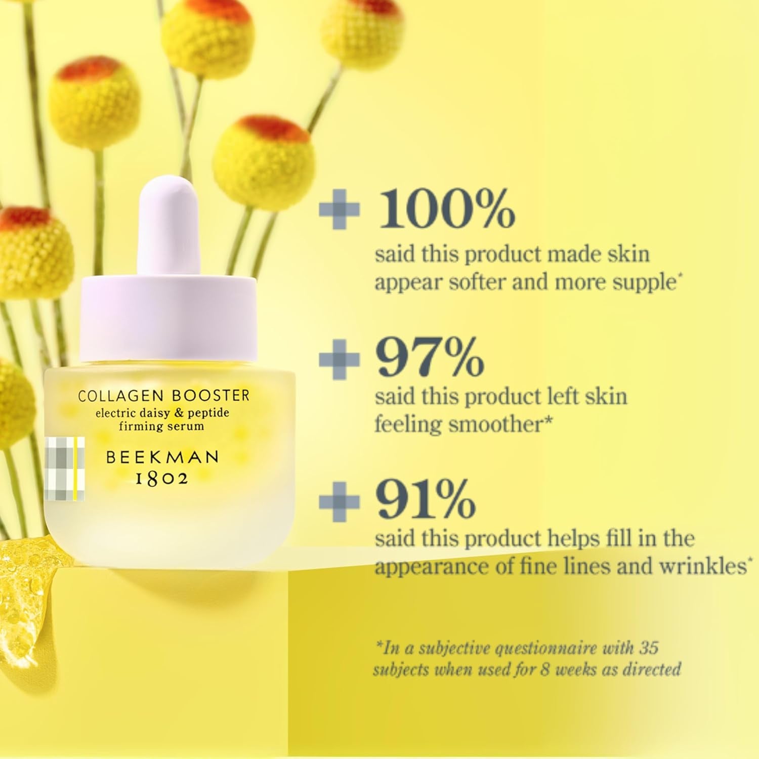 Beekman 1802 Collagen Booster Electric Daisy & Peptide Firming Serum - 15ml