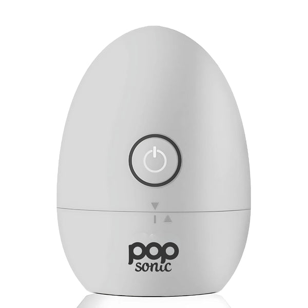 Pop Sonic Moon Shaver (Silver) | 3-Head Rechargeable Face & Body Shaver for Smooth, Silky Skin Anywhere