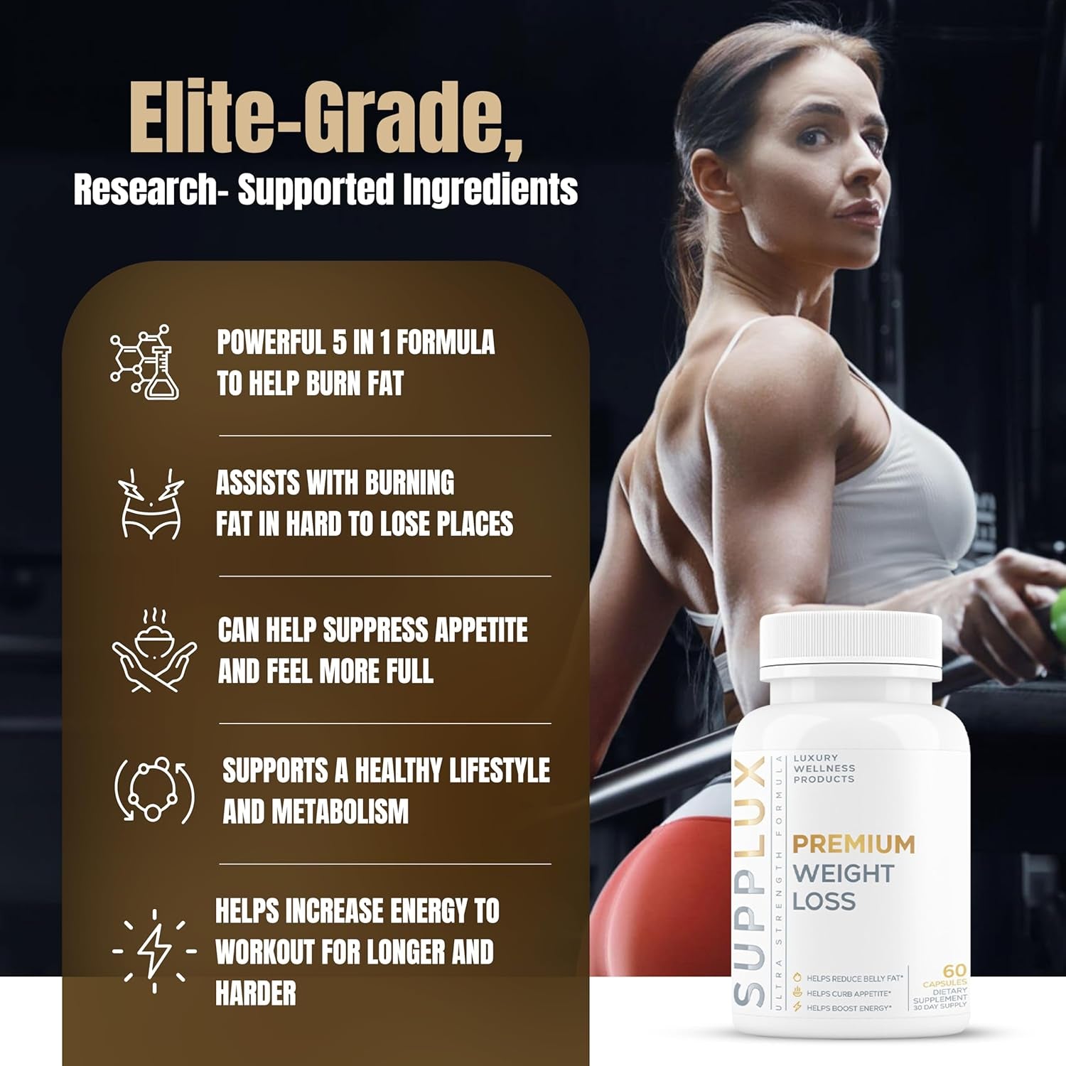 EPN Premium Weight Loss – 60 Capsules | Metabolism Booster, Appetite Control & Clean Energy Support
