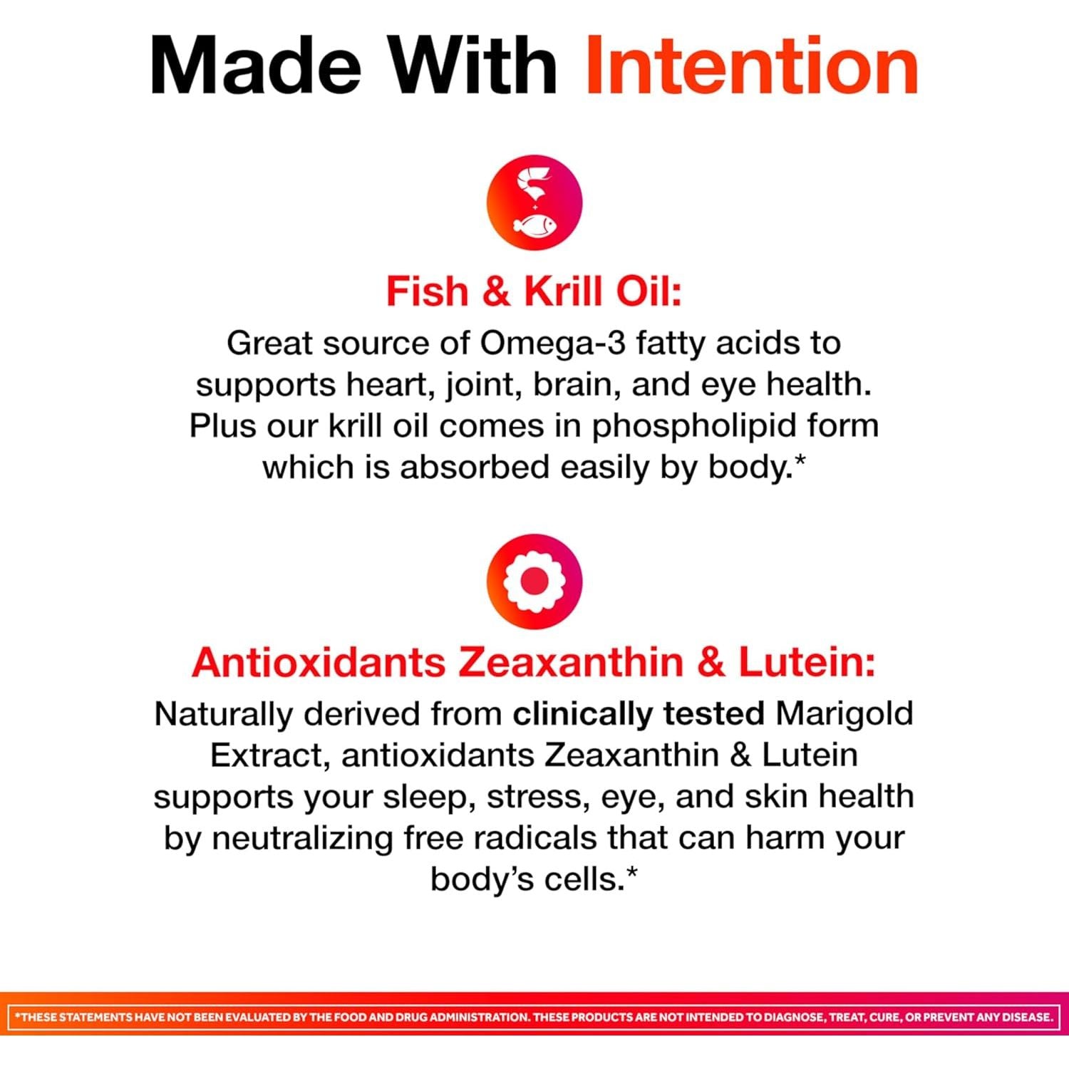 Omega-3 Blend Total Body + Refresh 500Mg Softgels, (65 Count in a Bottle), Easily Absorbed Krill Oil, to Support Your Heart, Joints, Brain & Eyes