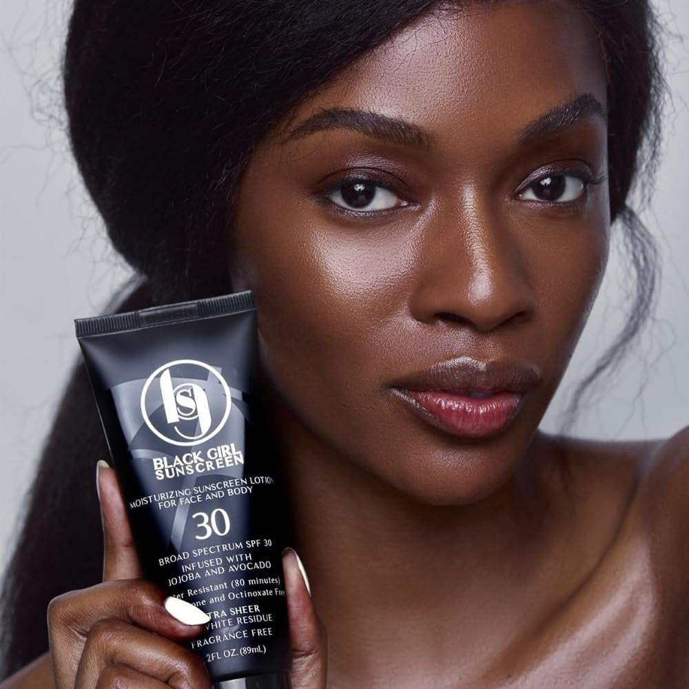 Black Girl Sunscreen Broad Spectrum SPF 30 – 59ml x 2 | No White Cast Sunscreen for Melanin-Rich Skin