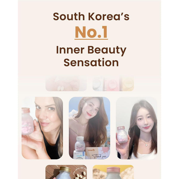 CJ Wellcare Innerb Aqua Rich Double Up – 56 Capsules | Intense Hydration & UV Protection