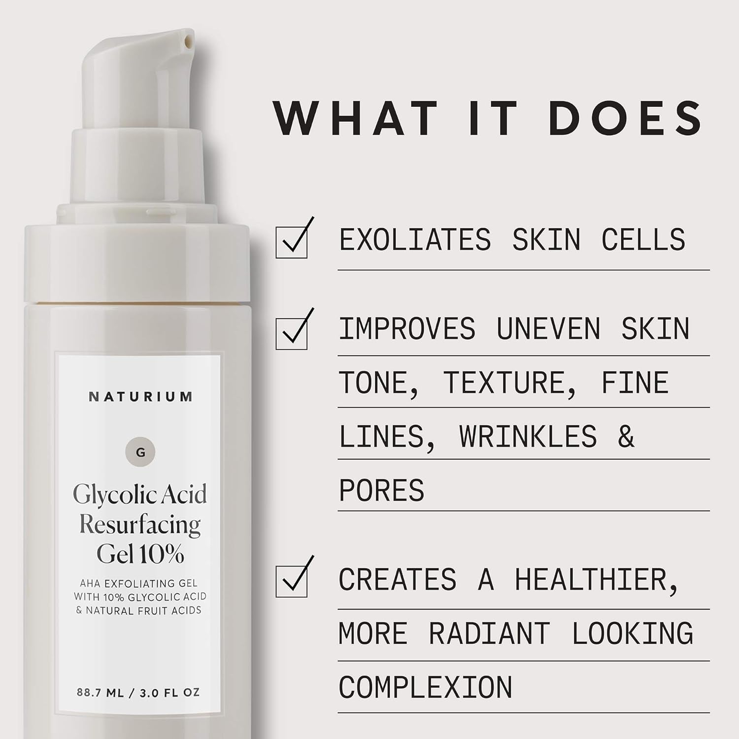 Naturium Glycolic Acid Resurfacing Gel 10% - 88.7ml