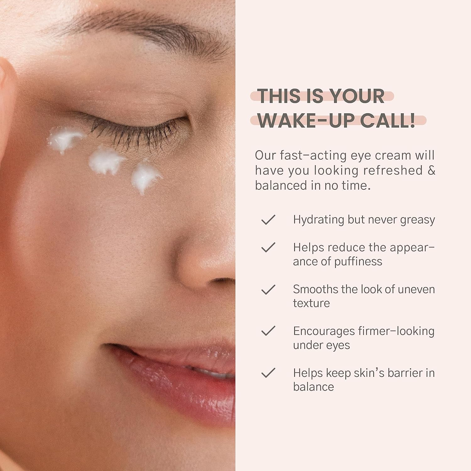 Karuna Wake Up Eye Cream – 15ml | Brightens, Firms & Reduces Puffiness for a Refreshed Look