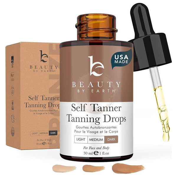 Self Tanning Drops - Face Tanner Drops Ultra Dark - Bronzer Drops - Self Tanner for Face - Self Tanners Best Sellers - Face Tanning Drops to Add to Moisturizer - Face Tan Drops - Bronzing Drops