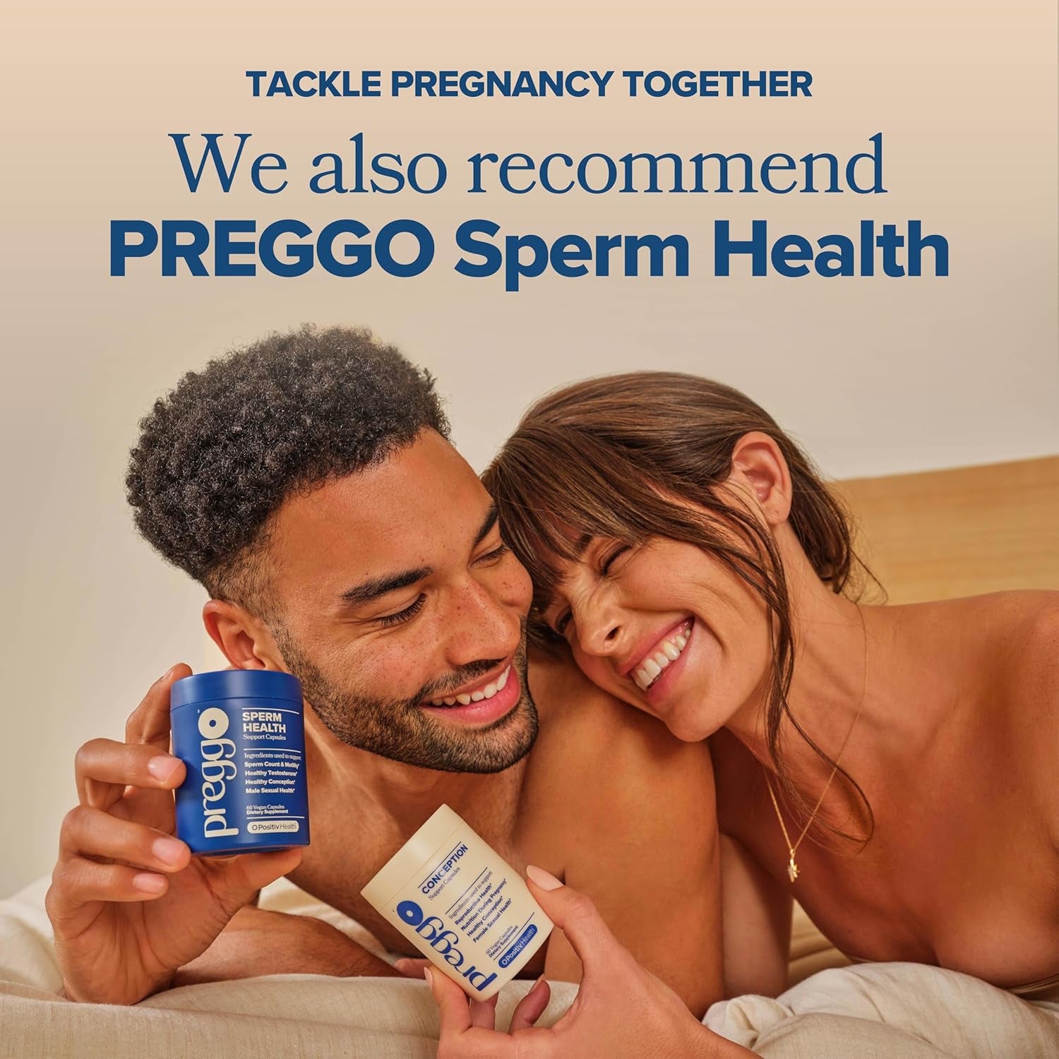 O Positiv Preggo Conception Support – 60 Capsules | OBGYN-Formulated Fertility Support with CoQ10, NAC, Folic Acid & Vegan Omega-3